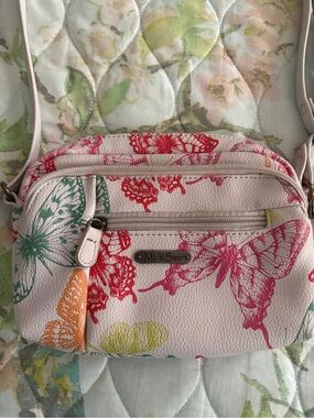 Y2K Multicolor Butterfly Print Crossbody Bag MultiSac Small Colorful
